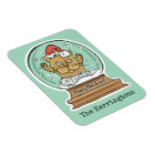 Niedlicher Funny Funny Cat individuelle Name Magne Magnet (Rechte Seite)