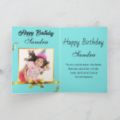 Niedlicher Funny Maize Happy Birthday Karte (Innenseite)