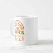 Niedlicher Funny Seasonal Fall Pumpkin Gewürzkaffe Kaffeetasse (Vorderseite Links)