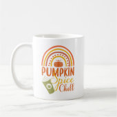 Niedlicher Funny Seasonal Fall Pumpkin Gewürzkaffe Kaffeetasse (Links)