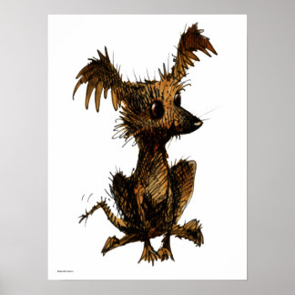 Niedlicher Funny Toy Hund Poster
