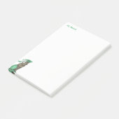 Niedlicher Funny Tree umarmender Bär Extravagante Post-it Klebezettel (angewinkelt)