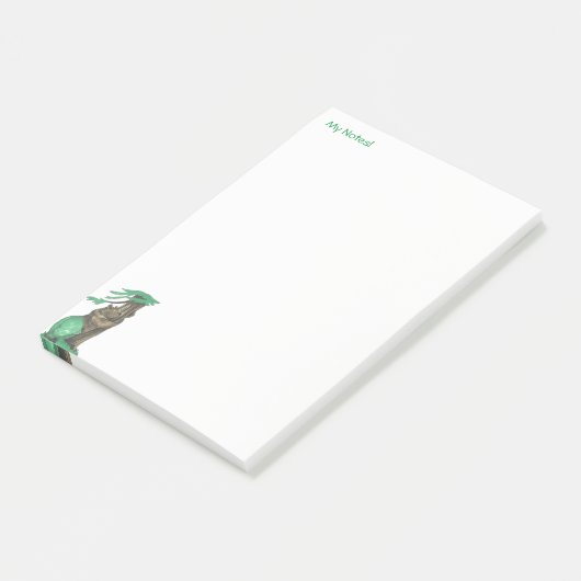 Niedlicher Funny Tree umarmender Bär Extravagante Post-it Klebezettel (angewinkelt)