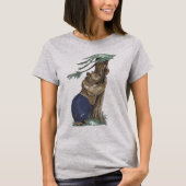 Niedlicher Funny Whimsical Tree umarmender Bär im T-Shirt (Vorderseite)