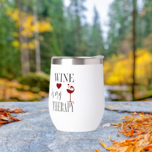 Niedlicher Funny Wine ist meine Therapie