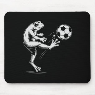 Niedlicher Fußball-Frosch Spiel Ziel Kinder Mama Mousepad