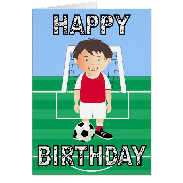 Niedlicher Fußball-Spieler (Vorne)