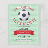 Niedlicher Fußball und Multifunktionsbudget Geburt (Vorderseite)