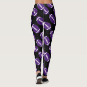 Niedlicher Fußballmannschaftssportfan Leggings (Rückseite)