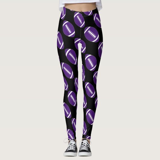Niedlicher Fußballmannschaftssportfan Leggings (Vorderseite)