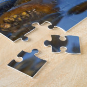 Niedlicher Futterfresser Sandpiper am Winter Beach Puzzle (Seite)