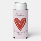 Niedlicher Galentinstag Selters Dosenkühler (Seltzer Vorderseite)