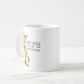 Niedlicher Gangster Sphynx Kat Tattoo mit Funny Sp Kaffeetasse (Vorderseite Links)