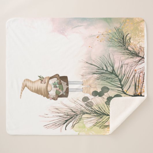 Niedlicher Garten Gnome Gartenanlage Landschaft Ku Sherpadecke (Vorderseite (Horizontal))