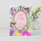 Niedlicher Gartengarten mit ZauberMirror Einladung (Stehend Vorderseite)