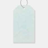 Niedlicher Gartenplanter mit Regenbogen- und Kleeb Geschenkanhänger (Rückseite)