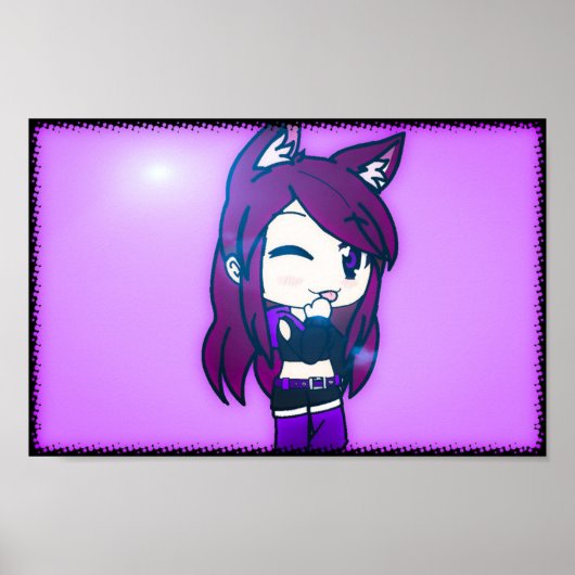 Niedlicher Gatcha-Lebenszeichen Poster (Vorne)