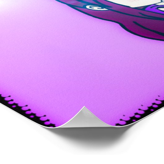 Niedlicher Gatcha-Lebenszeichen Poster (Ecke)