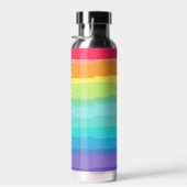 Niedlicher Gay Pride mit Rainbow Personalisiert LG Trinkflasche (Rechts)