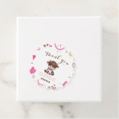 Niedlicher Geburtstag der heiligen Kuh im Hochland Geschenkanhänger (Beispiel)