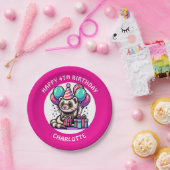 Niedlicher Geburtstag des vermeintlichen Mädchens Pappteller (Party)