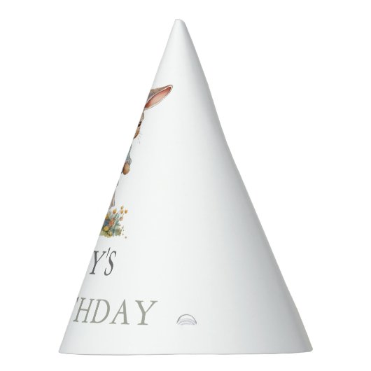 Niedlicher Geburtstag eines kleinen Babymädchens Partyhütchen (Rechts)