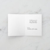 Niedlicher Geburtstag eines Mädchens Karte (Innenseite)