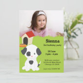 Niedlicher Geburtstag Einladung (Stehend Vorderseite)