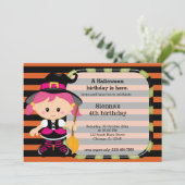 Niedlicher Geburtstag Einladung (Stehend Vorderseite)