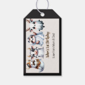 Niedlicher Geburtstag Geschenkanhänger (Vorderseite)