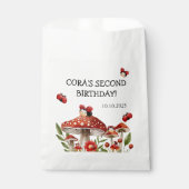 Niedlicher Geburtstag unseres kleinen Ladybug-Mädc Geschenktütchen (Vorderseite)