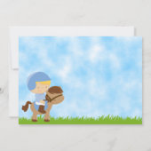 Niedlicher Geburtstagsaufenthalt für Jungen Einladung (Rückseite)