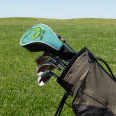 Niedlicher Gecko-Eidechse, personalisierter Cartoo Golf Headcover (In SItu)