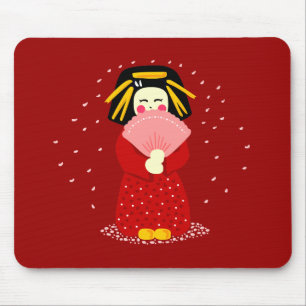 Niedlicher Geisha Mousepad