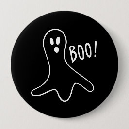 Niedlicher Geist Booo Halloweens Button
