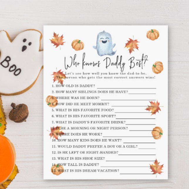 Niedlicher Geist - Game Who kennt DADDY am besten (Von Creator hochgeladen)