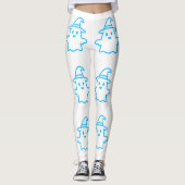 Niedlicher Geist - Hallowee Leggings (Vorderseite)