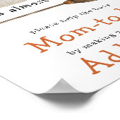 Niedlicher Geist - Mama zu adressieren Poster (Ecke)