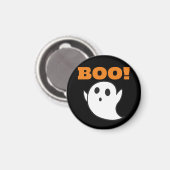 Niedlicher Geist mit BOO! Magnet (Vorderseite/Rückseite)
