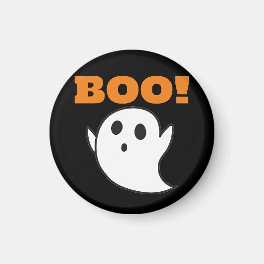 Niedlicher Geist mit BOO! Magnet (Vorne)