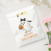 Niedlicher Geist mit Bow und Pumpkin | Halloween Geschenktütchen (Versiegelt)