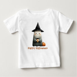 Niedlicher Geist mit Kaffeehaus Baby T-shirt