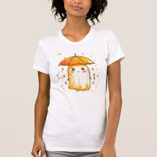 Niedlicher Geist mit Schirm-T - Shirt - Kawaii Spo