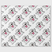 Niedlicher Geist neben Casper! Geschenkpapier (Flach)