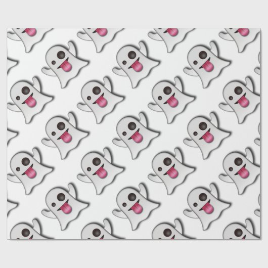 Niedlicher Geist neben Casper! Geschenkpapier (Flach)