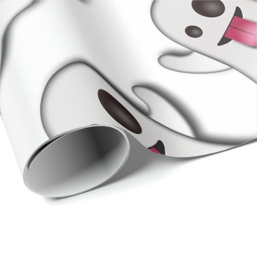 Niedlicher Geist neben Casper! Geschenkpapier (Rolleneckpunkt)