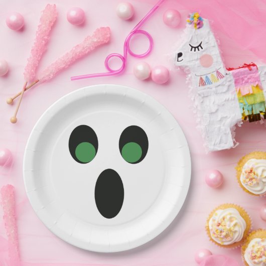 Niedlicher Geist-Papierplatte Halloweens Pappteller (Party)