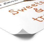 Niedlicher Geist - Süßigkeiten und Leckereien Poster (Ecke)