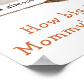 Niedlicher Geist - Wie groß ist Mommys Bauch? Poster (Ecke)