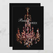 Niedlicher, geistlicher Leopardenleuchter Einladung (Vorne/Hinten)